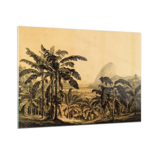 Obraz na skle - V koloniálním stylu - 100x70 cm