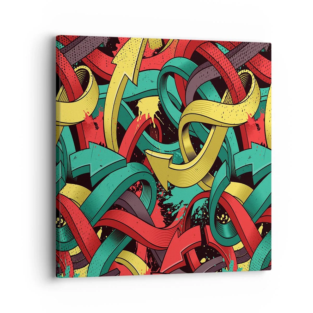 Obraz na plátně - Kudy do cíle? - 40x40 cm