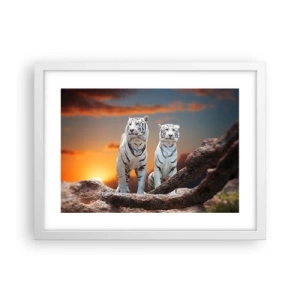 Plakát v bílém rámu - Úplně jako v Narnii - 40x30 cm