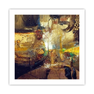 Plakát - Zima, tepleji, horko - 50x50 cm