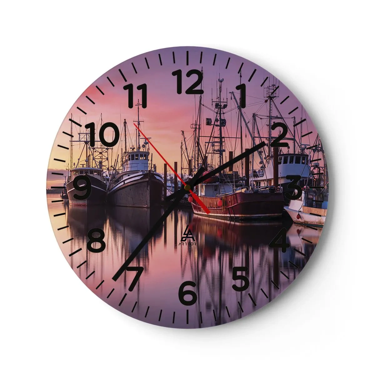 Nástěnné hodiny - Před dalším dnem - 40x40 cm