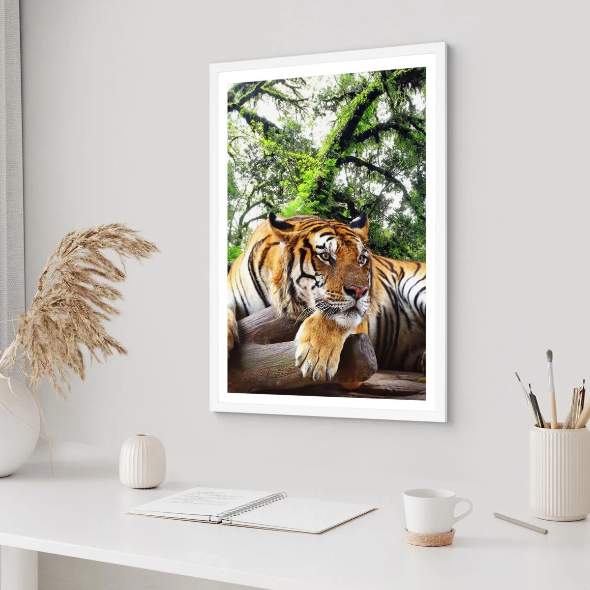 Plakát v bílém rámu - S úctou - 50x70 cm