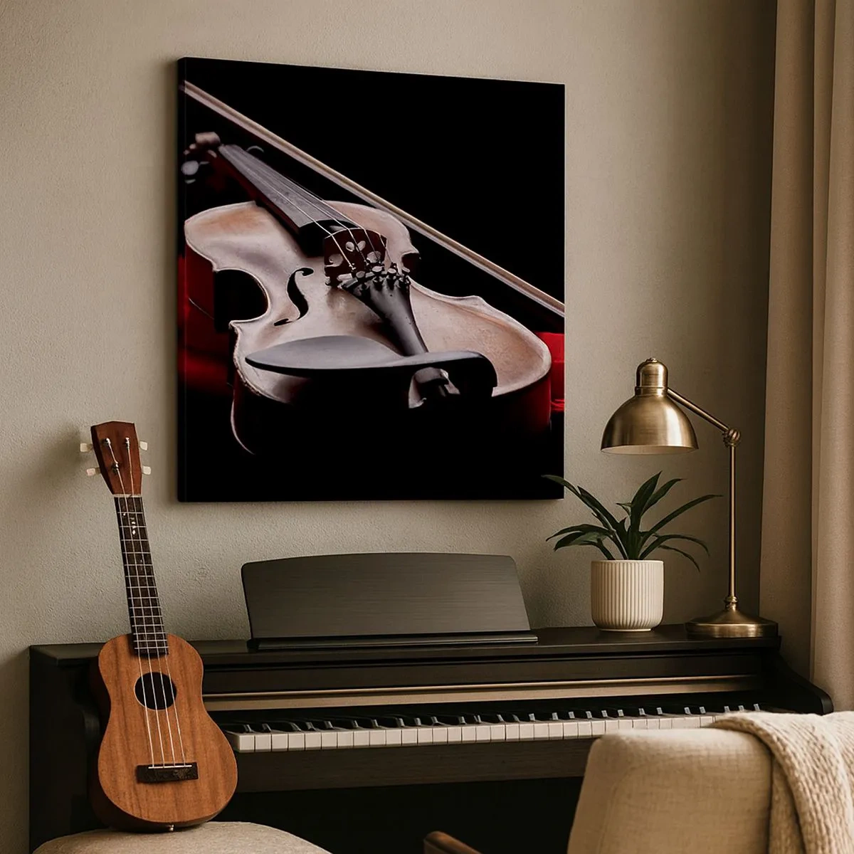 Obraz na plátně - Hudba pocitů - 30x30 cm