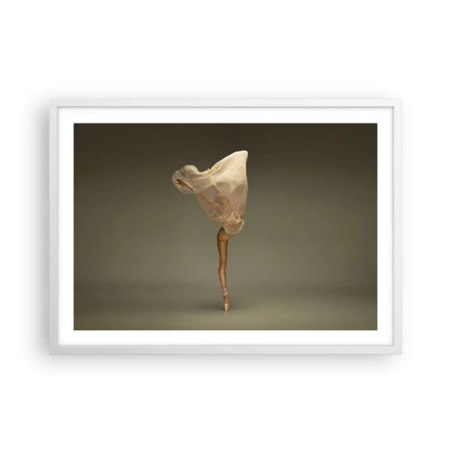 Plakát v bílém rámu - Hned poletí - 70x50 cm