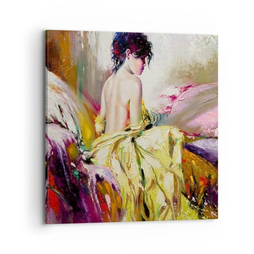 Obraz na plátně - Mezi ústy a okrajem poháru - 70x70 cm