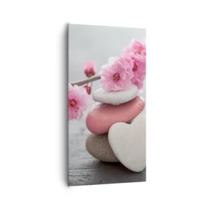 Obraz na plátně - Blaženost s višňovým květem - 65x120 cm