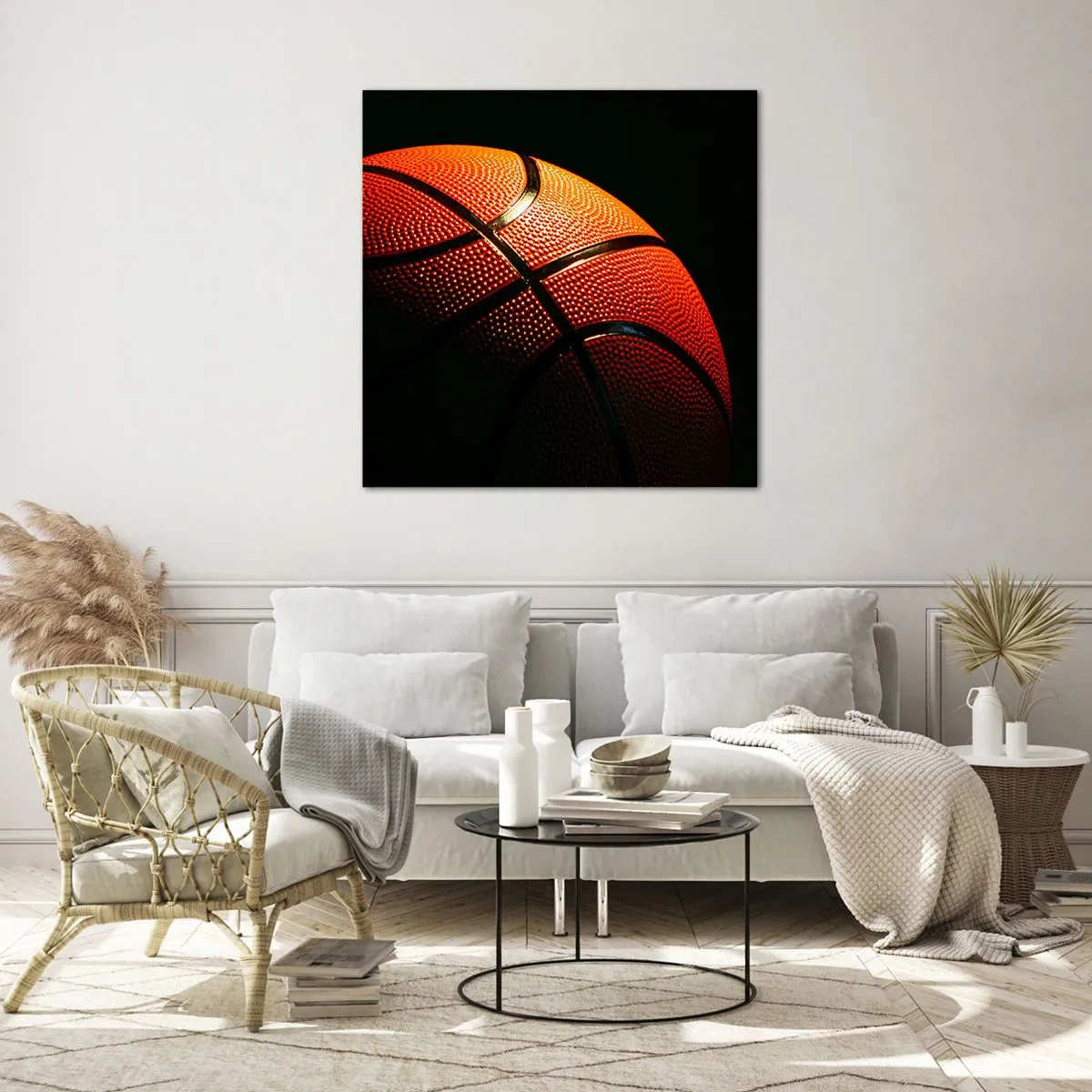 Obraz na skle - Krásná jako planeta - 70x70 cm