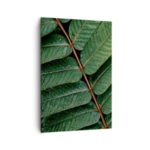 Obraz na plátně - V zeleném rytmu - 70x100 cm
