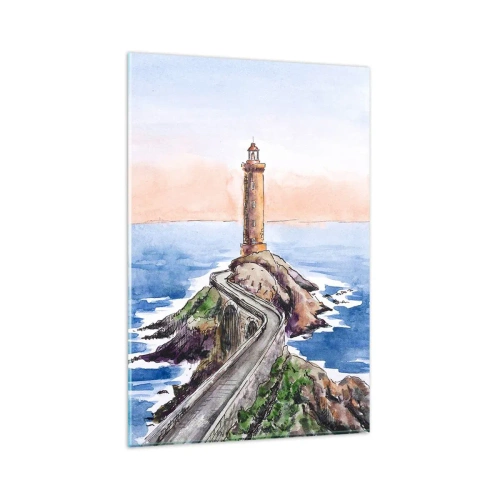 Obraz na skle - Tváří v tvář moři - 80x120 cm