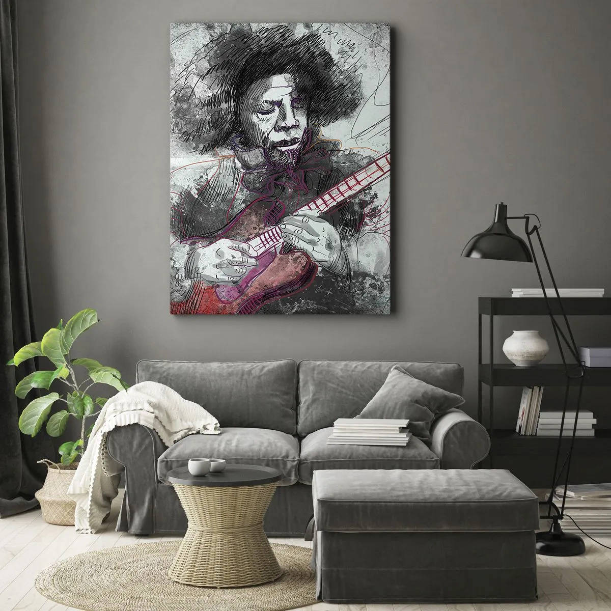 Obraz na plátně - Na vlnách hudby - 50x70 cm