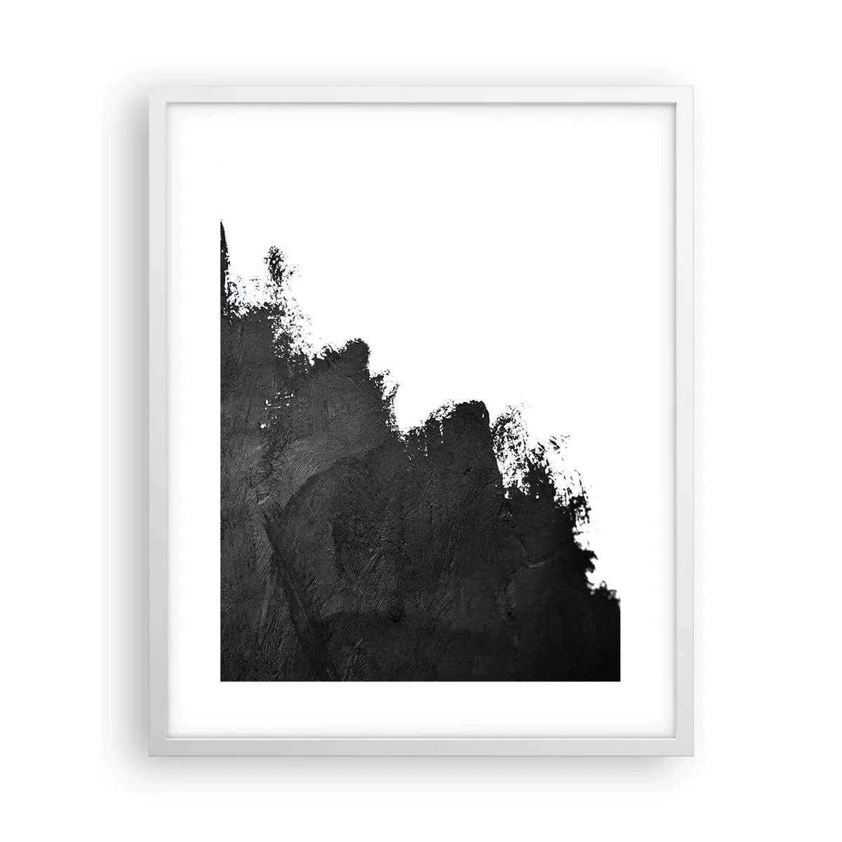 Plakát v bílém rámu - Živly: země - 40x50 cm