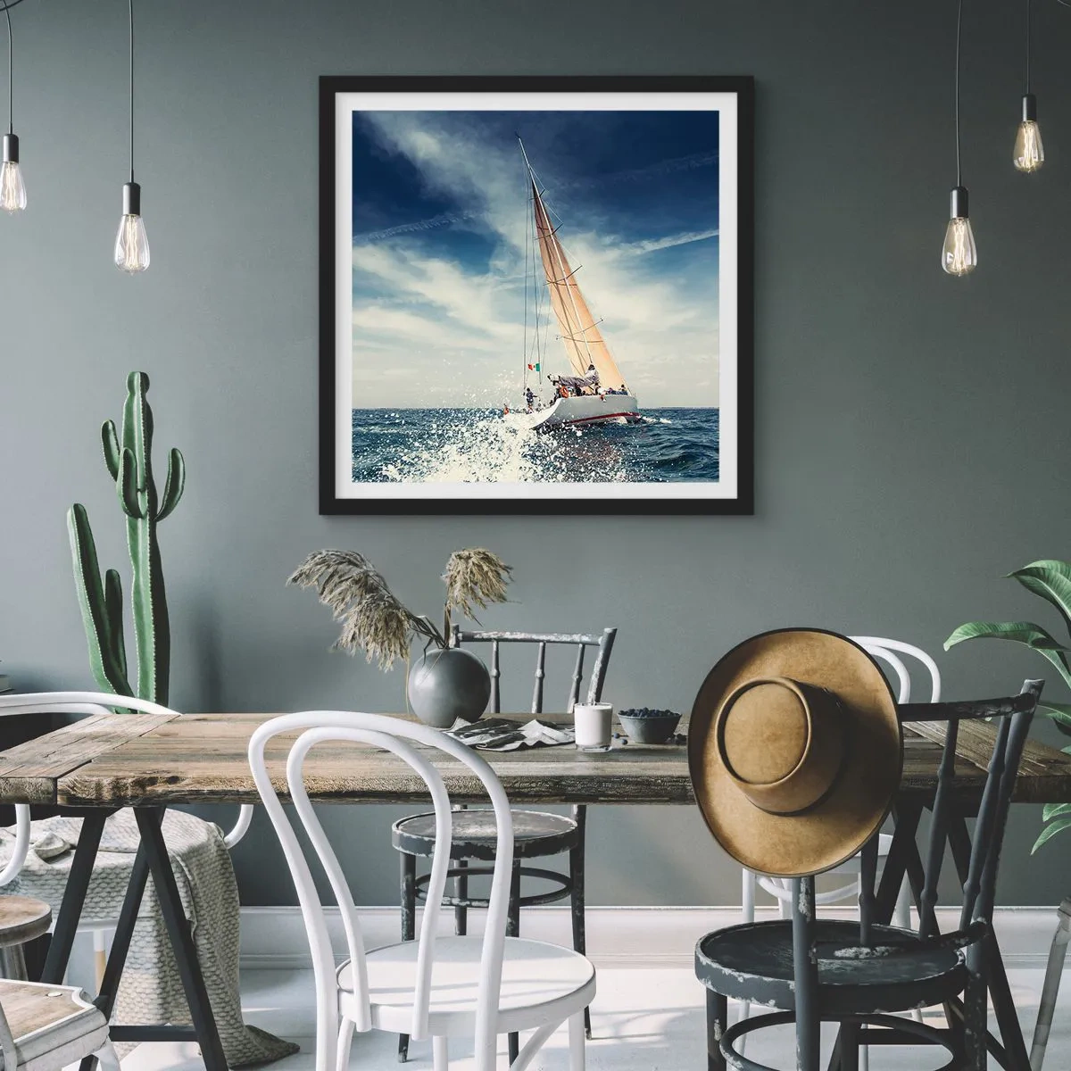 Plakát v černém rámu - Nás nedohoní! - 50x50 cm