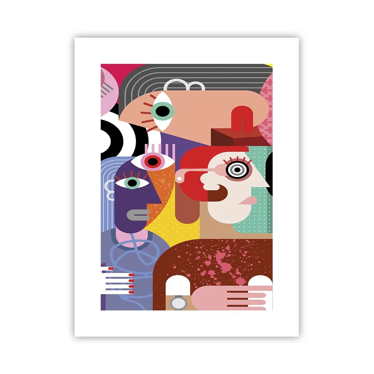 Plakát - My od pána Picassa - 30x40 cm