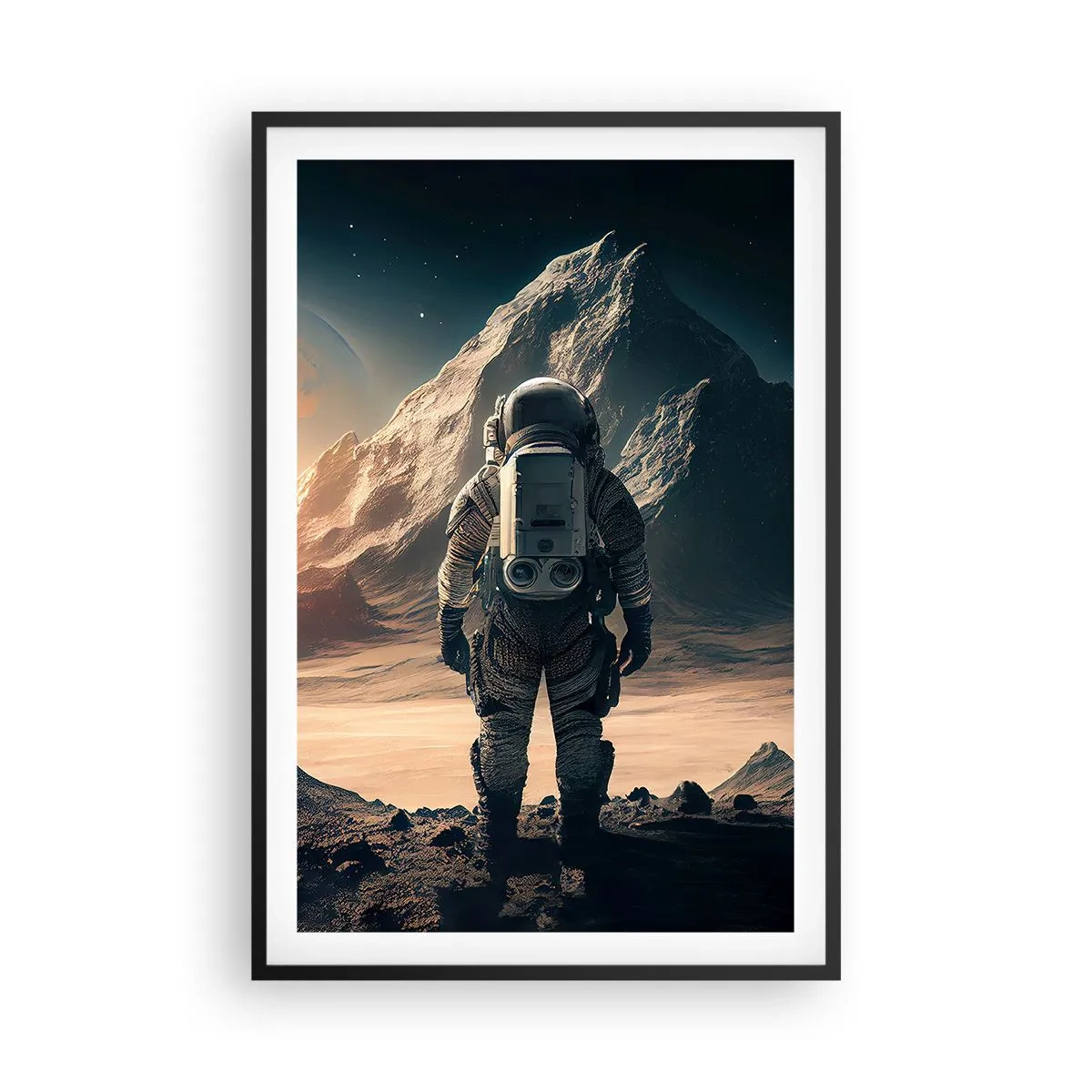 Plakát v černém rámu - Nová výzva - 61x91 cm