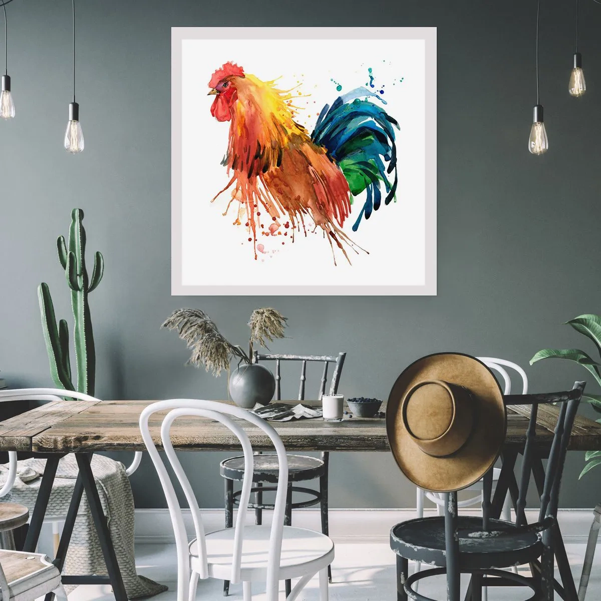 Plakát - Královský šat, královská pýcha - 40x40 cm