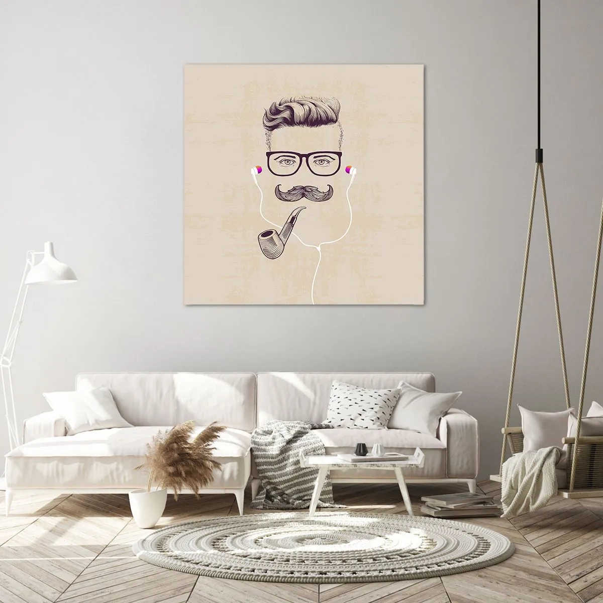 Obraz na plátně - Skutečný muž? - 70x70 cm