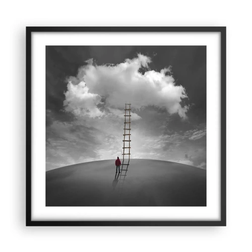 Plakát v černém rámu - Všechno je možné - 50x50 cm