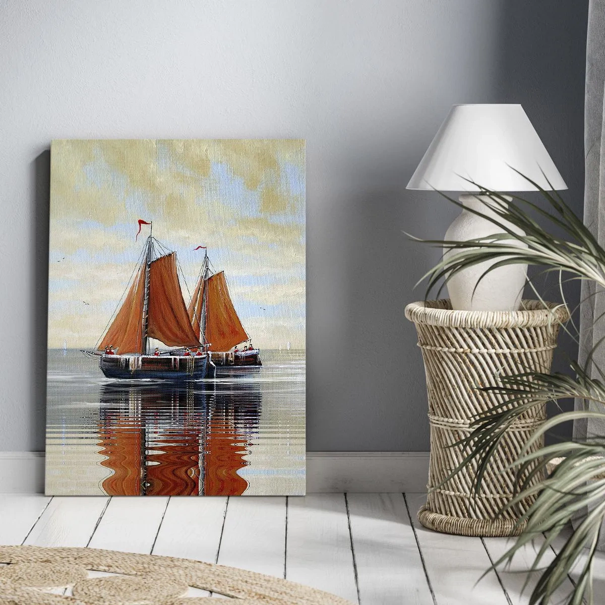 Obraz na plátně - Pluj, námořníku… - 55x100 cm