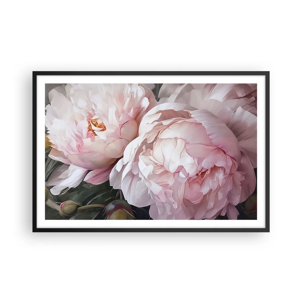 Plakát v černém rámu - Uchytnuté v rozkvětu - 91x61 cm