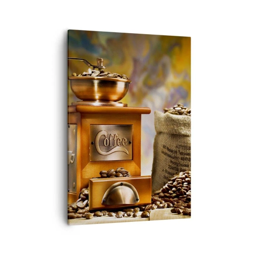 Obraz na plátně - Chrastění zrn, hrčení mlýnku - 50x70 cm