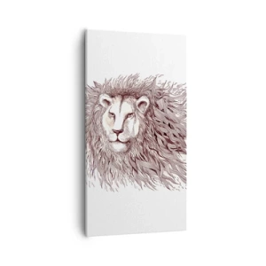 Obraz na plátně - Ohnivý vládce - 55x100 cm