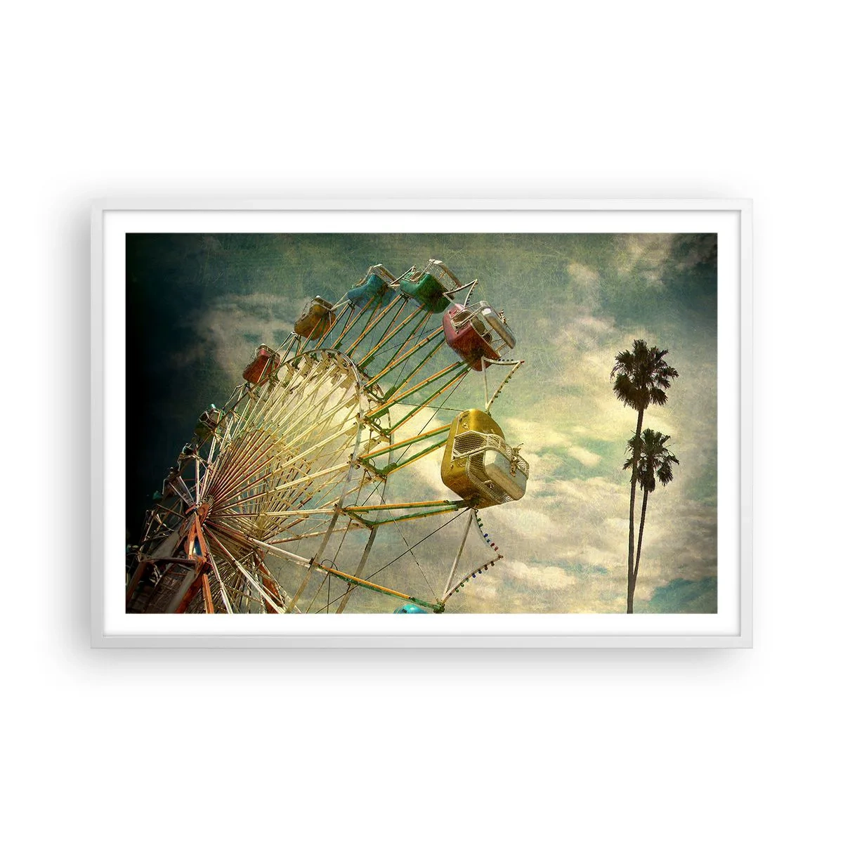 Plakát v bílém rámu - Bude, bude zábava… - 91x61 cm