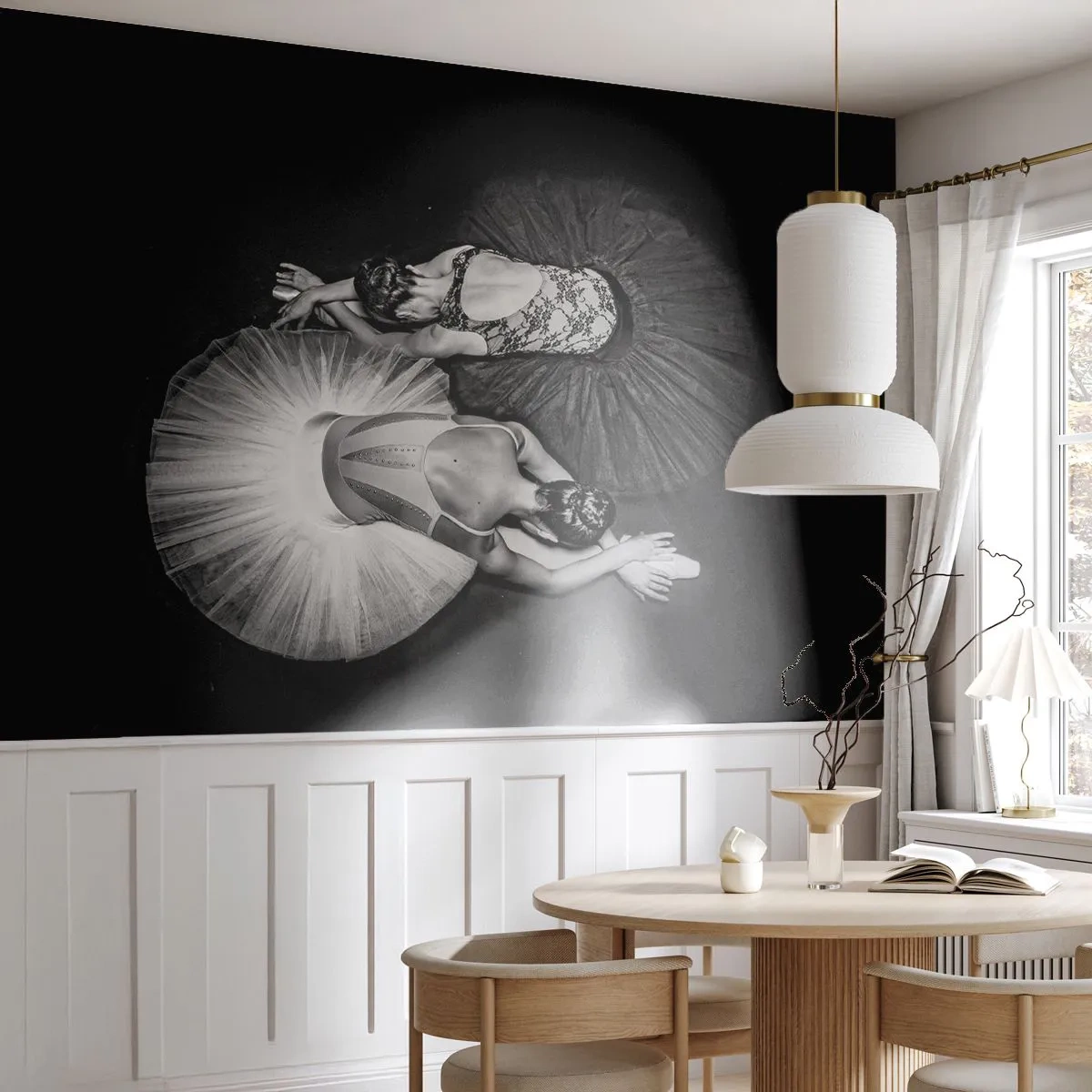 Fototapeta Premium Sand - Jin a jang – dokonalá rovnováha - Balerína, Balet, Tanec - 300x210 cm