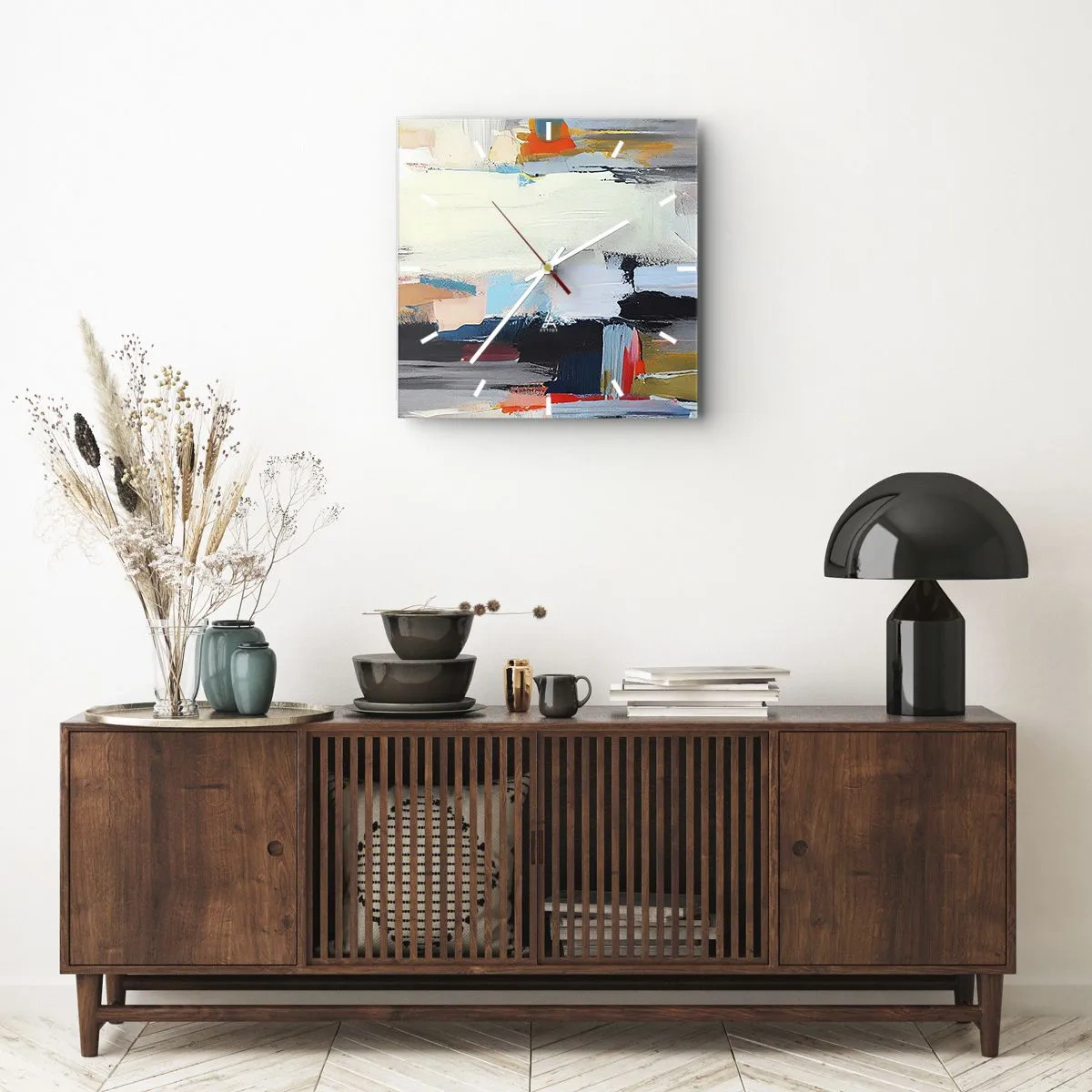 Nástěnné hodiny - Nějaký způsob? - 40x40 cm