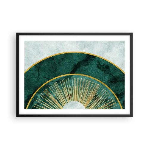 Plakát v černém rámu - Jiná sluneční soustava - 70x50 cm