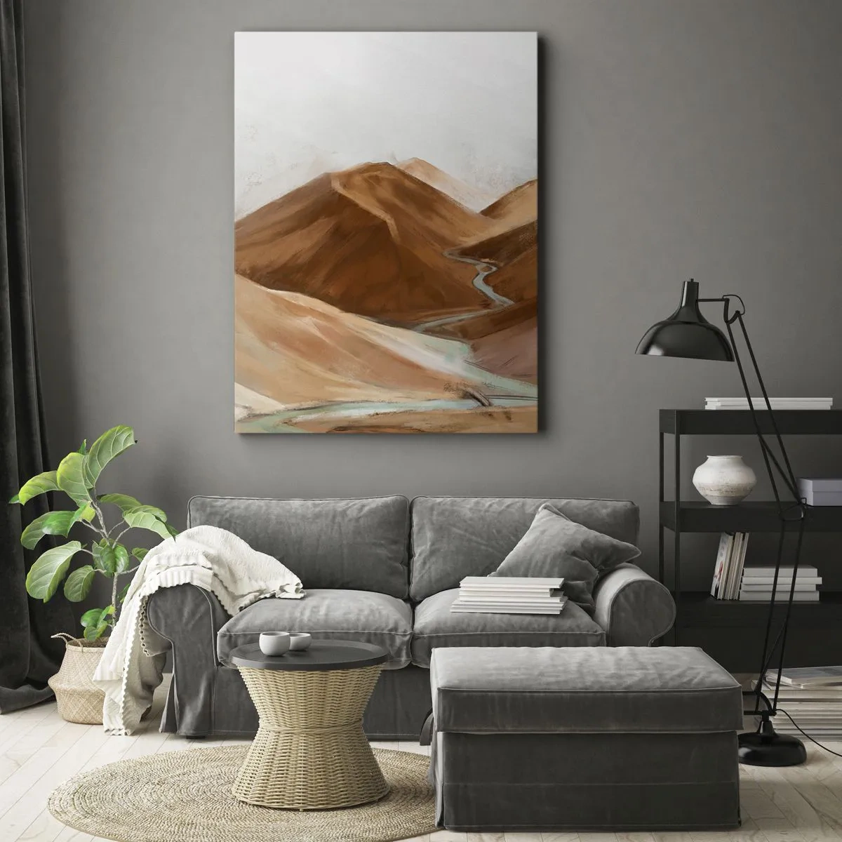 Obraz na plátně - K prameni - 65x120 cm