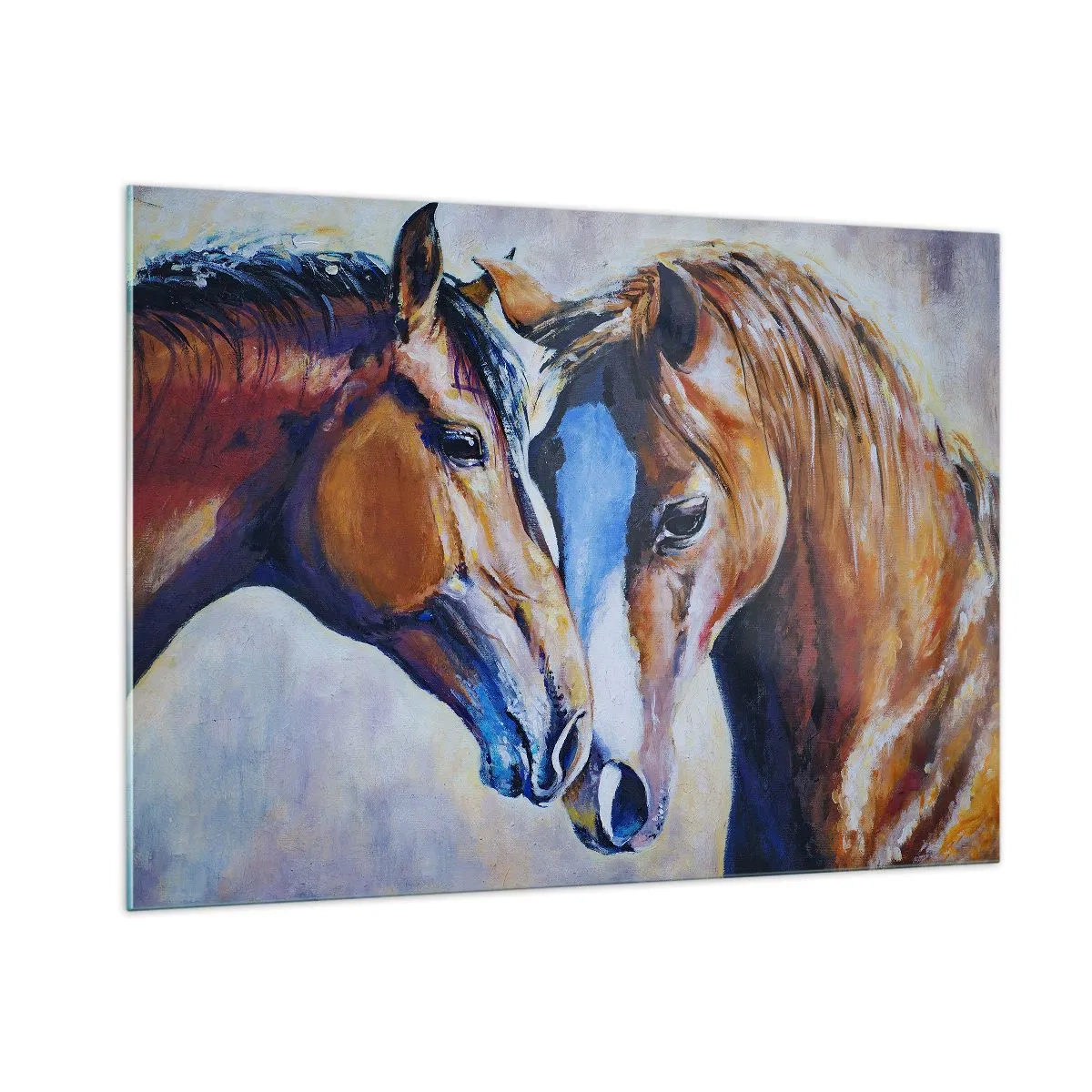 Obraz na skle - Je to přátelství? Je to láska? - 100x70 cm