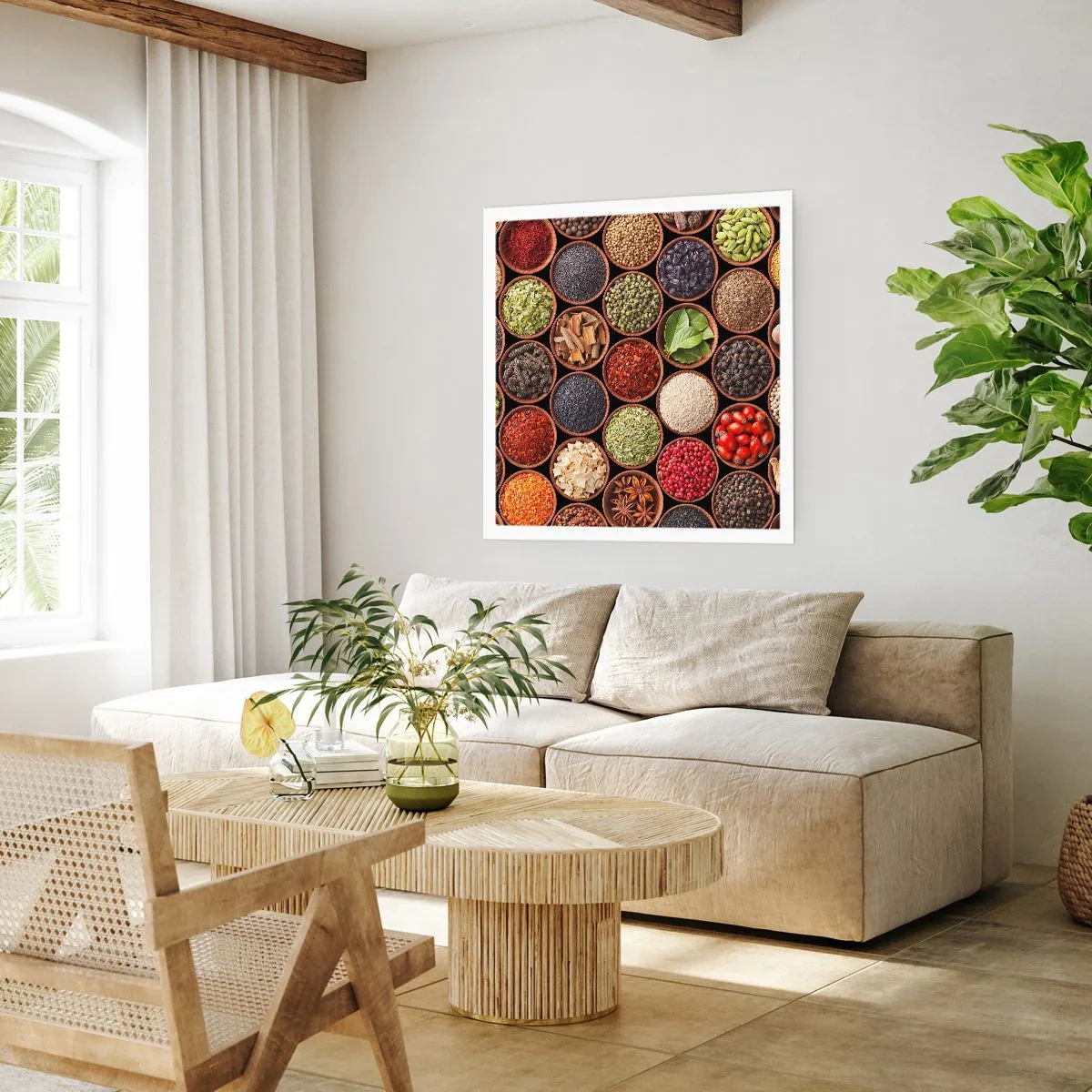 Plakát - Všechny chutě světa - 40x40 cm