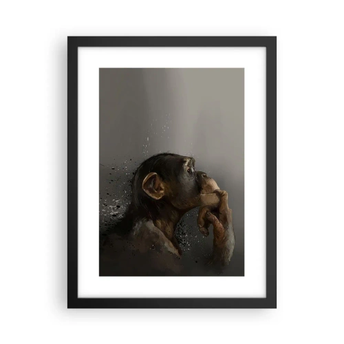 Plakát v černém rámu - Určitě myslitel - 30x40 cm