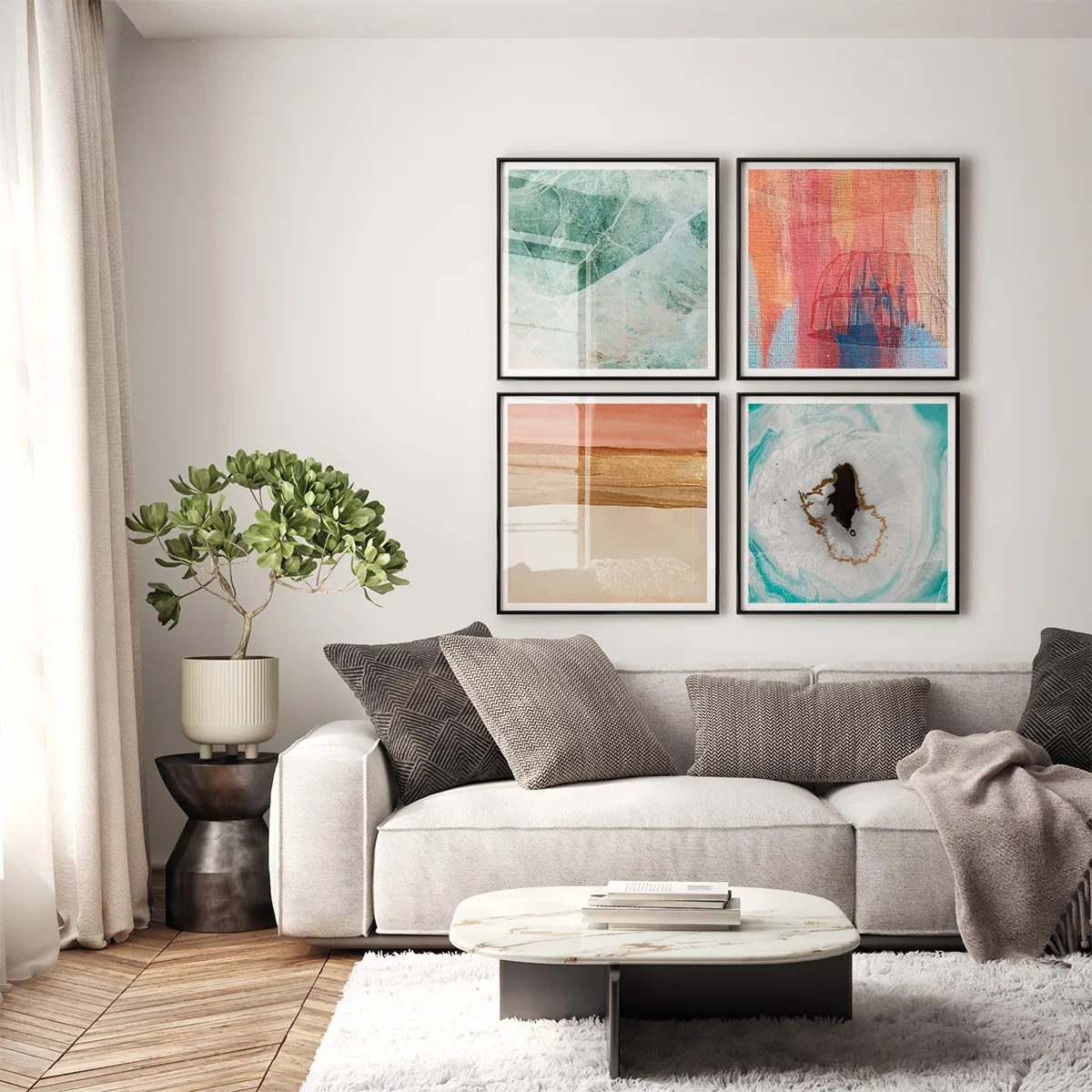 Precious stones - Inspirace do obýváku