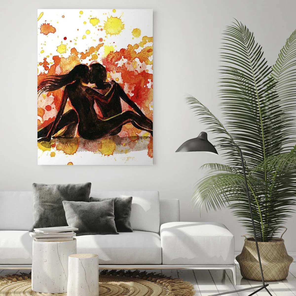 Obraz na skle - A bylo světlo - 50x70 cm