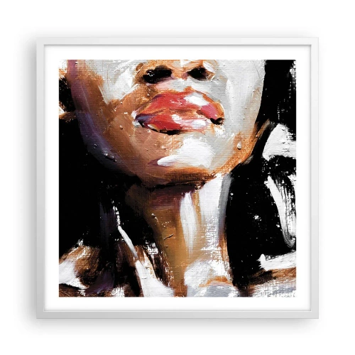 Plakát v bílém rámu - Hrdost bez předsudků - 60x60 cm