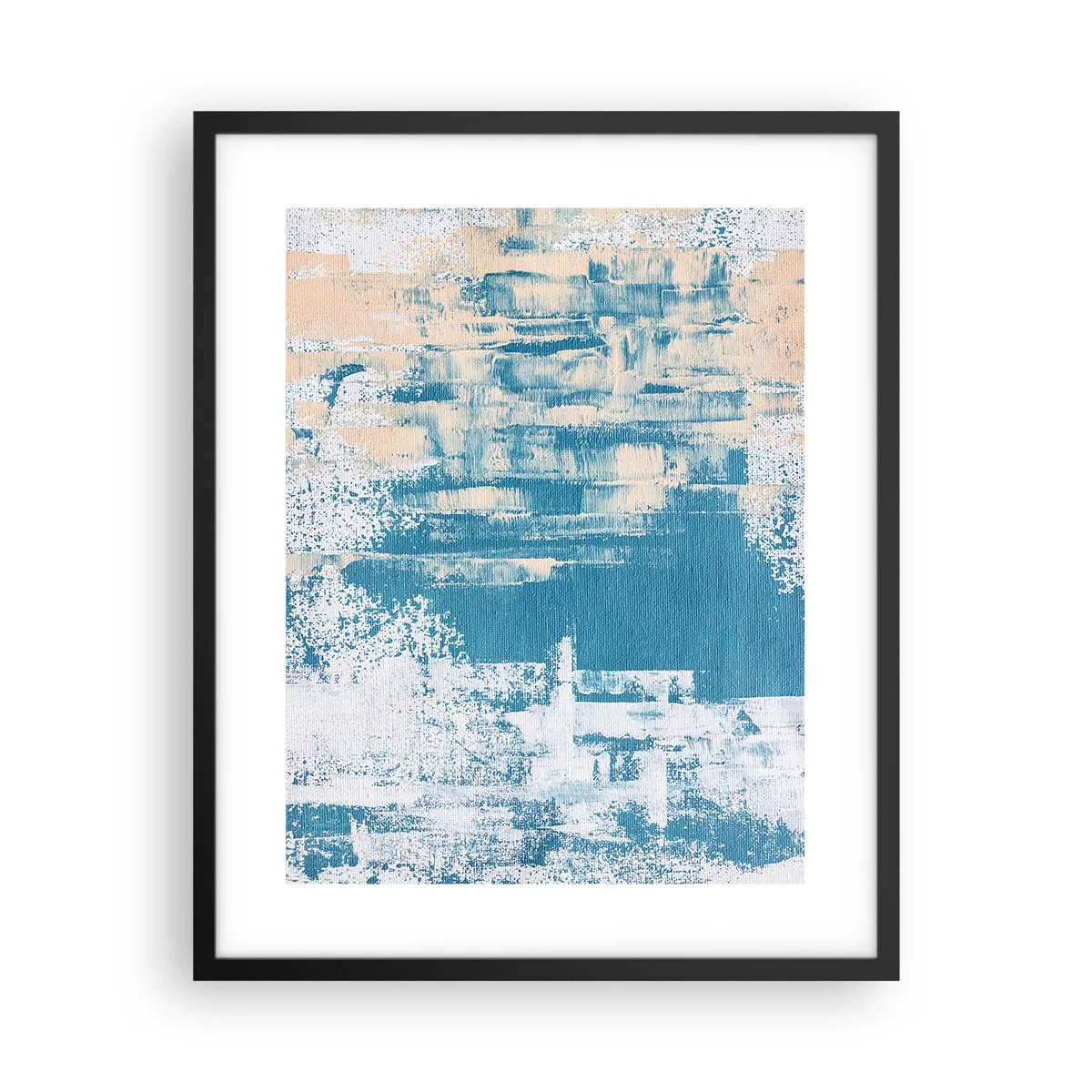 Plakát v černém rámu - Přes rampouch - 40x50 cm