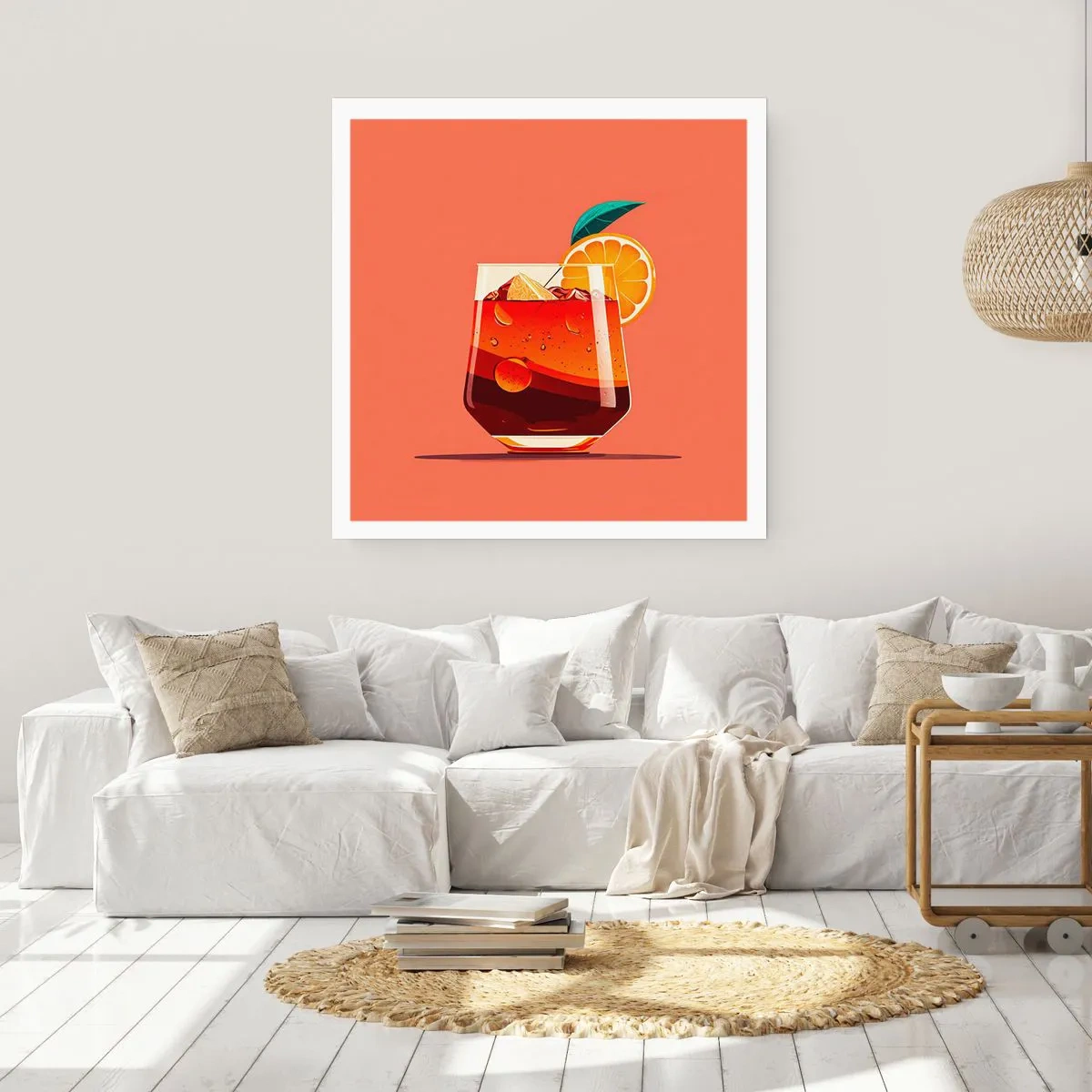 Plakát - Letní osvěžení - 60x60 cm