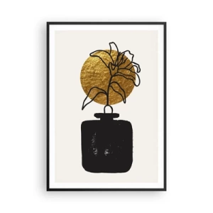 Plakát v černém rámu - Krása, která má cenu zlata - 70x100 cm