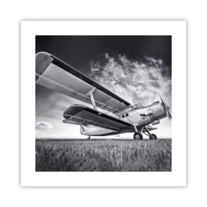 Plakát - Okřídlený poutník - 40x40 cm