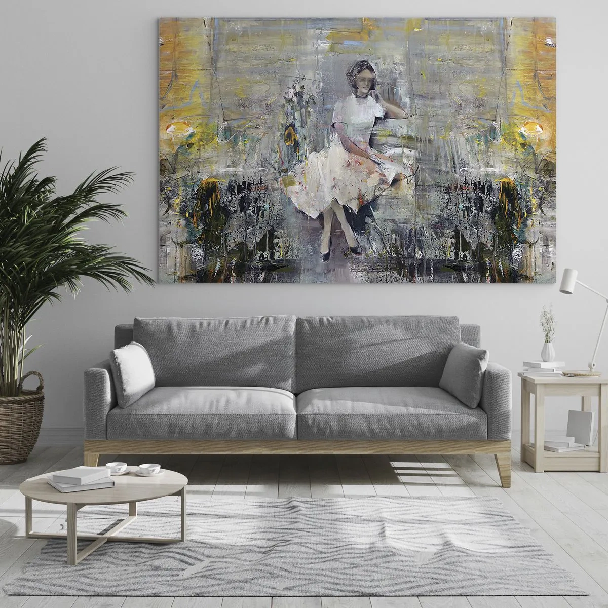 Obraz na skle - Klasická a moderní - 100x70 cm