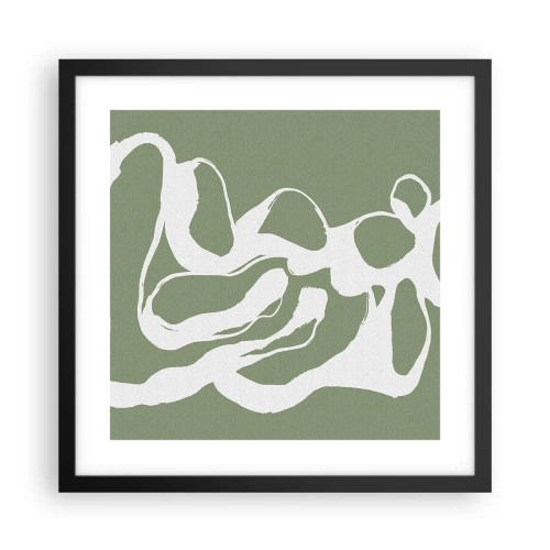 Plakát v černém rámu - Volání prostoru - 40x40 cm