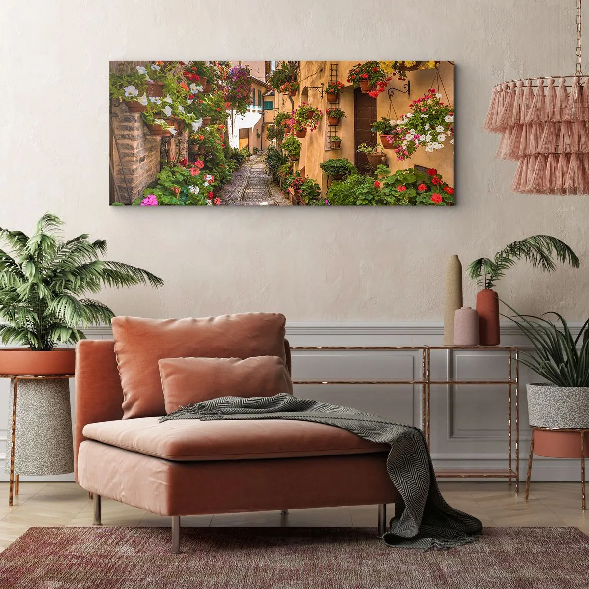 Obraz na plátně - Italské zákoutí - 100x40 cm