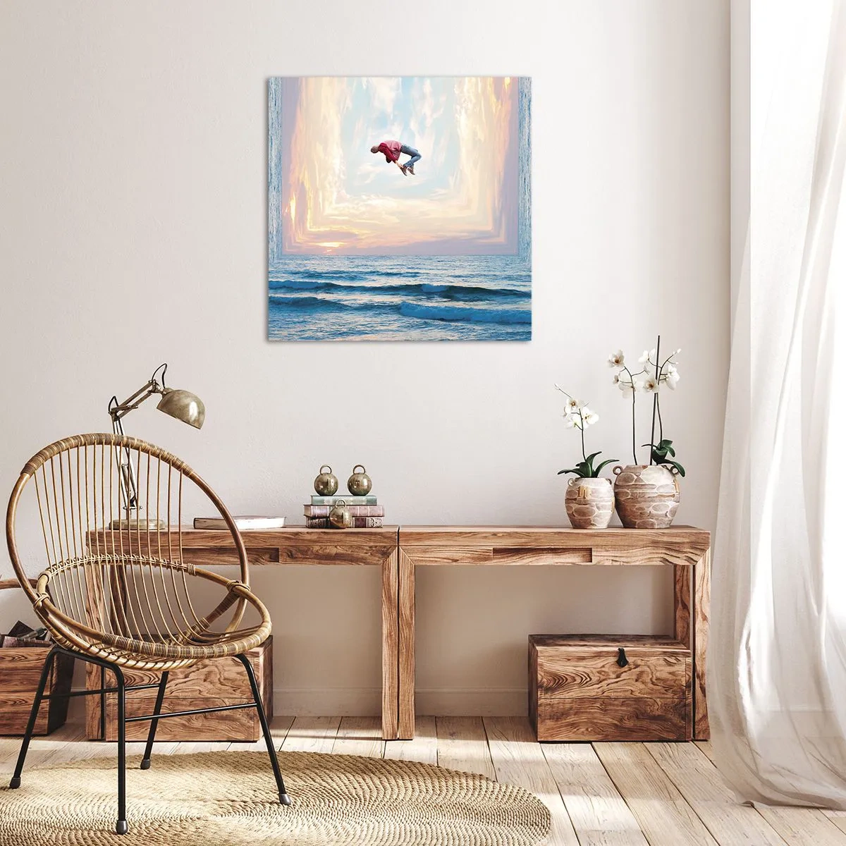 Obraz na plátně - Do jiné dimenze - 70x70 cm