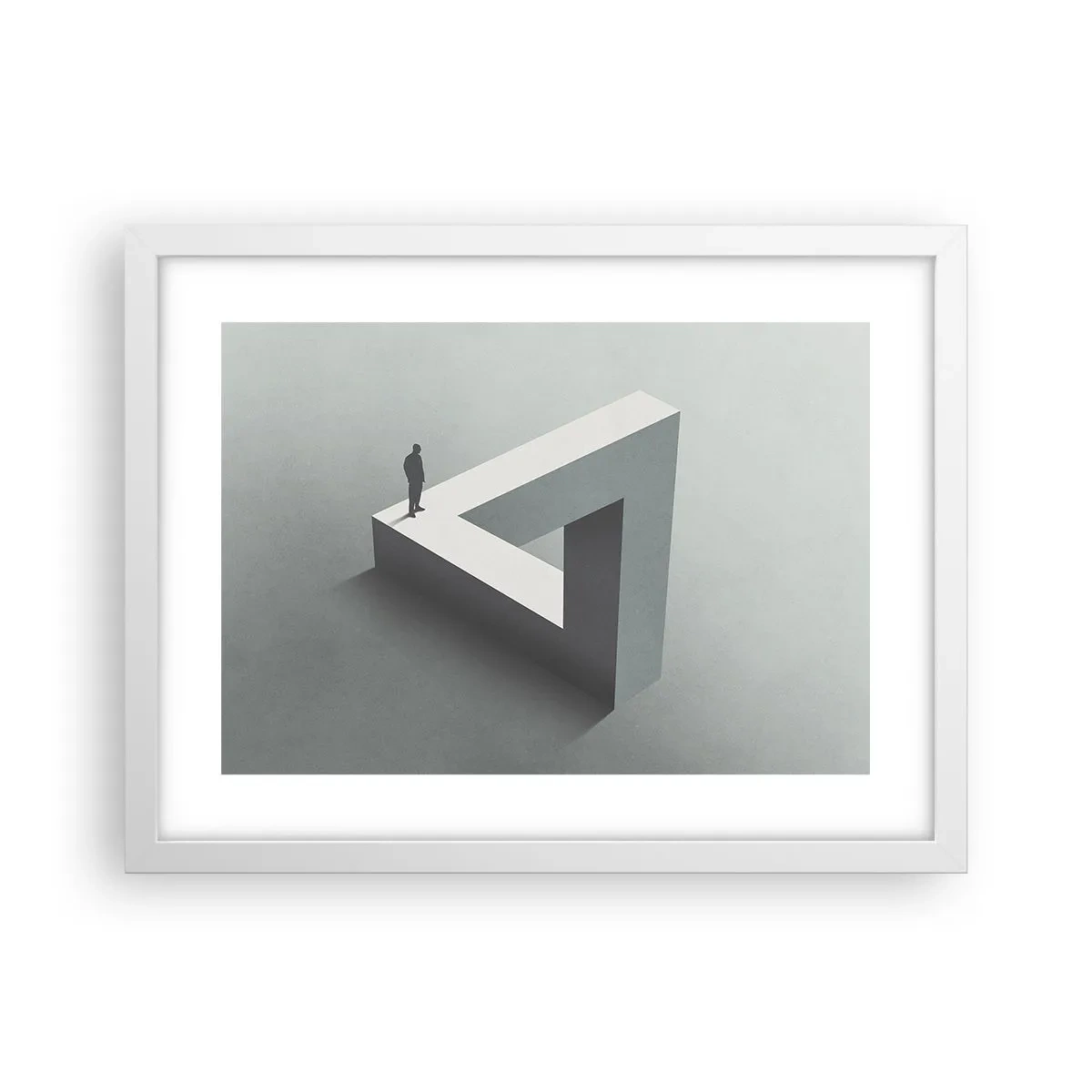 Plakát v bílém rámu - A přece je to možné - 40x30 cm