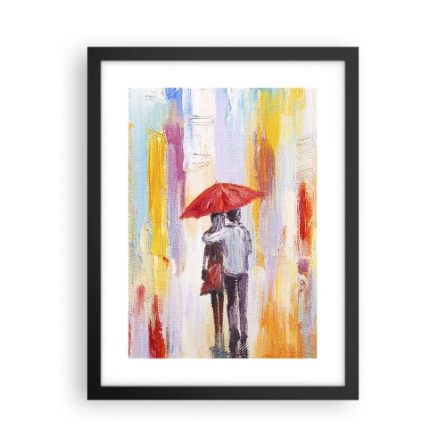 Plakát v černém rámu - Ať prší dál - 30x40 cm
