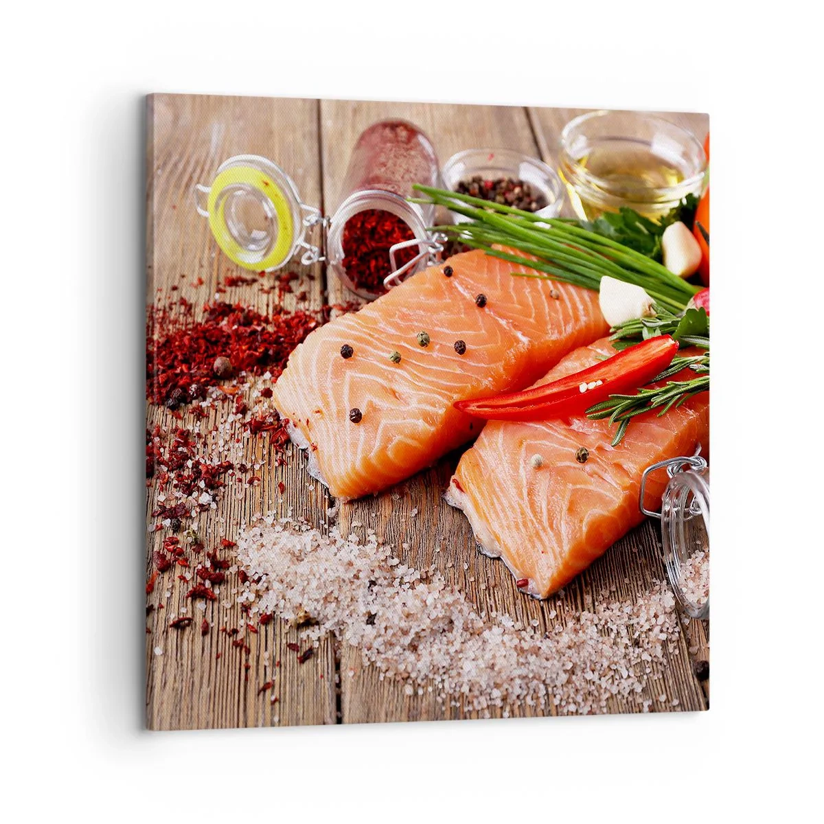 Obraz na plátně - Norské dobrodružství v kuchyni - 60x60 cm