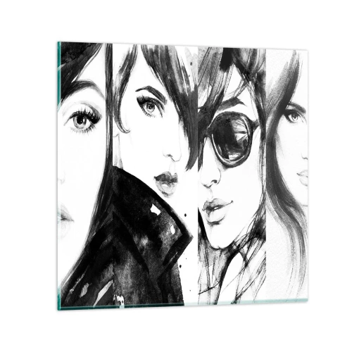 Obraz na skle - Znásobená krása - 70x70 cm