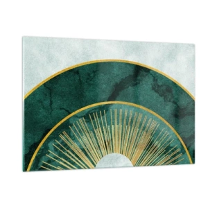 Obraz na skle - Jiná sluneční soustava - 120x80 cm