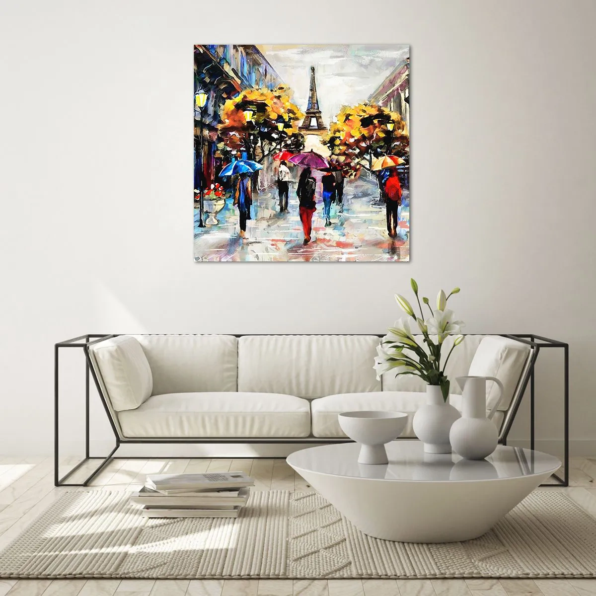 Obraz na skle - Na podzim zvlášť krásný - 70x70 cm